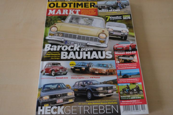 Deckblatt Oldtimer Markt (12/2017)